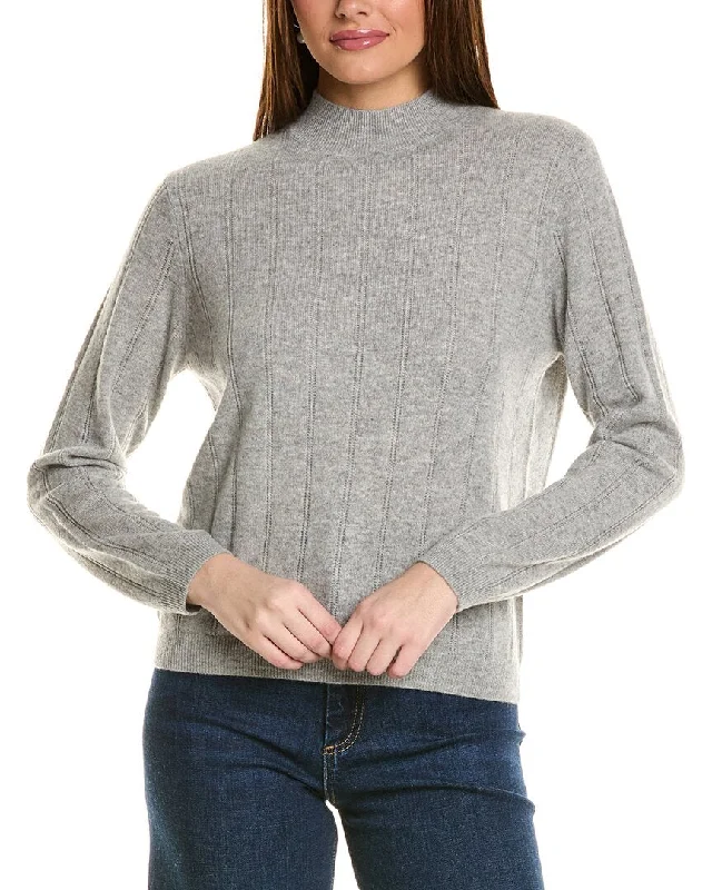 Trendsetting women’s clothing for fashion lovers Amicale Cashmere Wide Rib Cashmere Sweater Trendsetting women’s clothing for fashion lovers Amicale Cashmere Wide Rib Cashmere Sweater