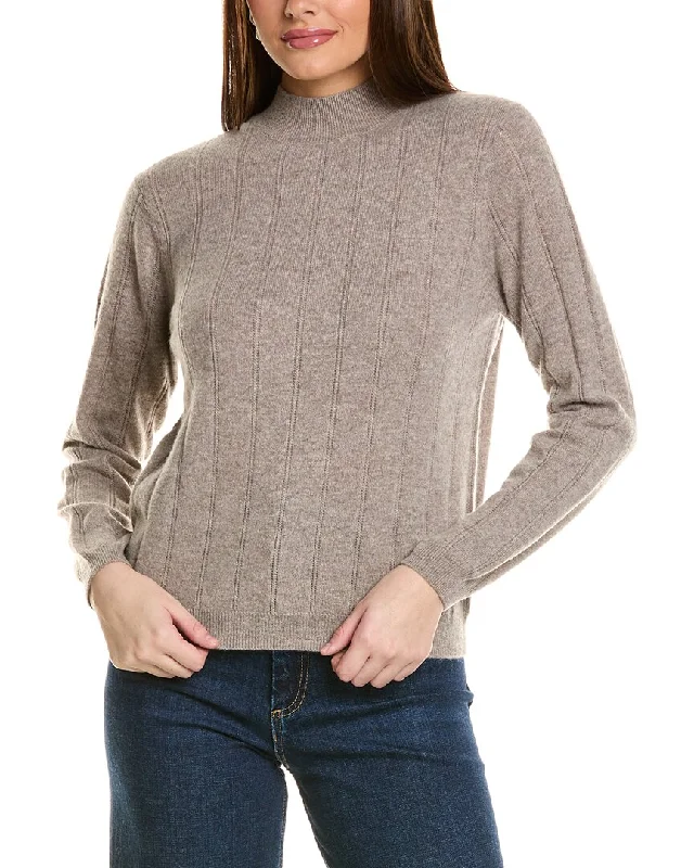 Bold and sophisticated looks for every woman Amicale Cashmere Wide Rib Cashmere Sweater Bold and sophisticated looks for every woman Amicale Cashmere Wide Rib Cashmere Sweater