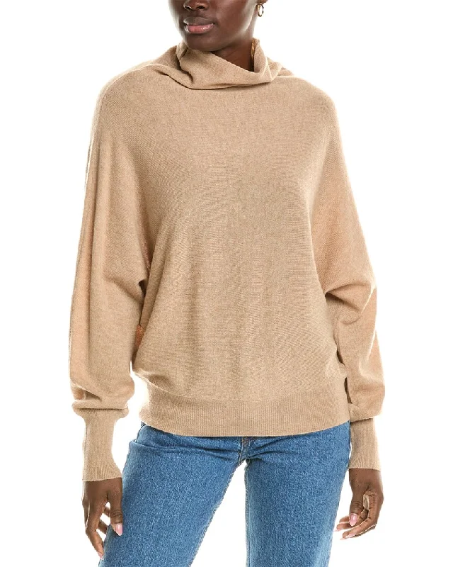 Elegant evening wear for special events Brodie Cashmere Wool & Cashmere-Blend High Neck Slouchy Bat Jumper Elegant evening wear for special events Brodie Cashmere Wool & Cashmere-Blend High Neck Slouchy Bat Jumper