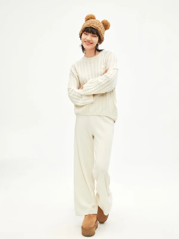 Dress up or down with these versatile pieces   Cashmere Twisted Pullover