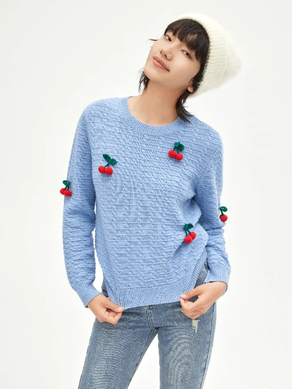Fashionable clothing to fit every body type   Cherry Sweater