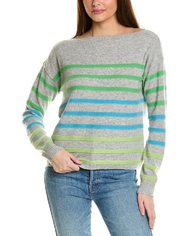 Versatile outfits to transition from day to night Collaboration Courtney Raised Stripe Cashmere Sweater Versatile outfits to transition from day to night Collaboration Courtney Raised Stripe Cashmere Sweater