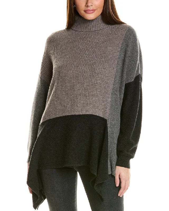 Fashion-forward women’s clothing on a budget Collaboration Cowl Neck Mixed Media Cashmere Sweater Fashion-forward women’s clothing on a budget Collaboration Cowl Neck Mixed Media Cashmere Sweater