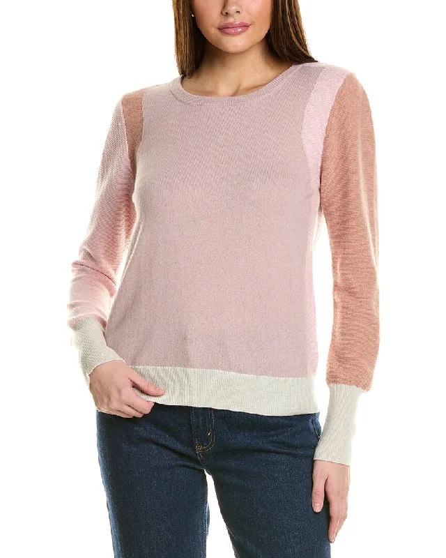 Casual outfits that elevate your style Collaboration Jenn Country Club Colorblocked Cashmere Sweater Casual outfits that elevate your style Collaboration Jenn Country Club Colorblocked Cashmere Sweater