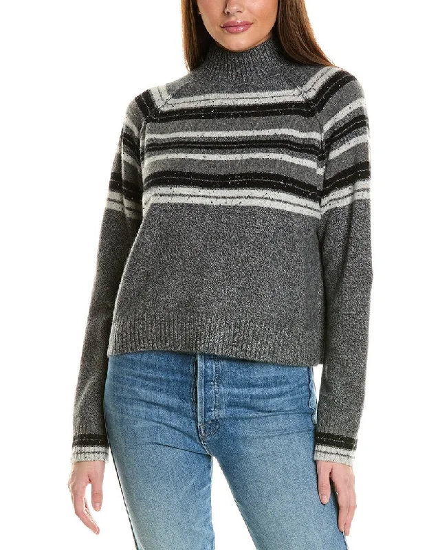 The ultimate destination for women’s clothing Collaboration Macie Stripe Mock Neck Cashmere Sweater The ultimate destination for women’s clothing Collaboration Macie Stripe Mock Neck Cashmere Sweater