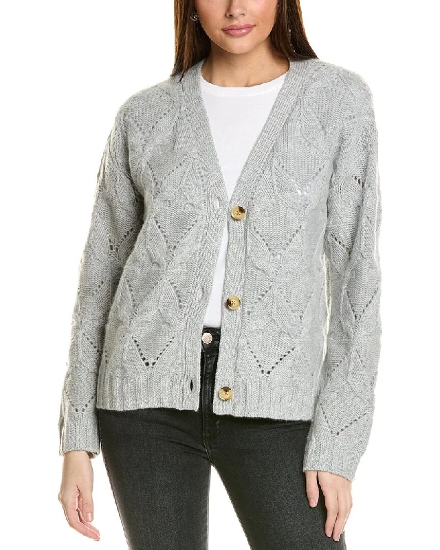 Latest fashion trends for modern women Collaboration Mercedes Tulip Cable Cashmere Cardigan Latest fashion trends for modern women Collaboration Mercedes Tulip Cable Cashmere Cardigan