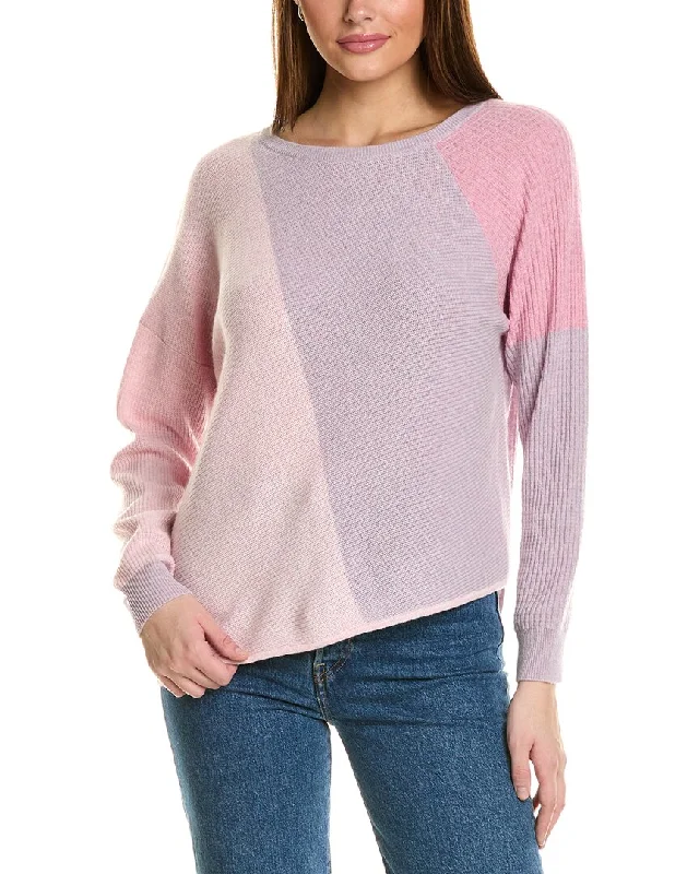 Elevate your style with fashionable women’s clothing Collaboration Mixed Media Crewneck Cashmere Sweater Elevate your style with fashionable women’s clothing Collaboration Mixed Media Crewneck Cashmere Sweater
