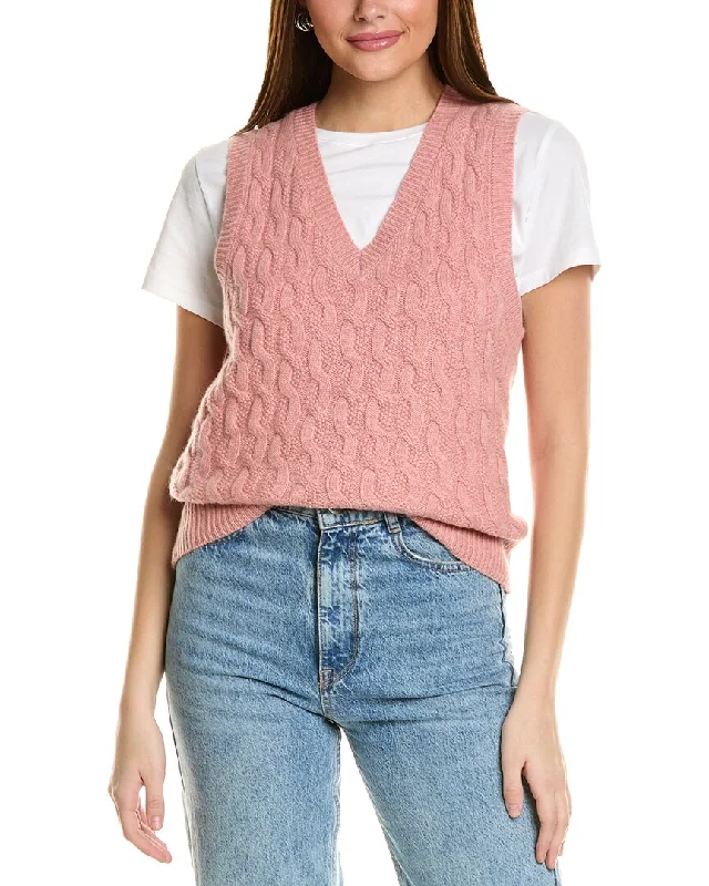 Fashionable clothing that fits every occasion Collaboration Rita Seed Cable Cashmere Tank Fashionable clothing that fits every occasion Collaboration Rita Seed Cable Cashmere Tank