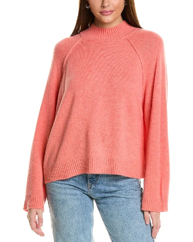 Fashion-forward styles that make a statement Collaboration Serena Boxy Mock Neck Cashmere Sweater Fashion-forward styles that make a statement Collaboration Serena Boxy Mock Neck Cashmere Sweater