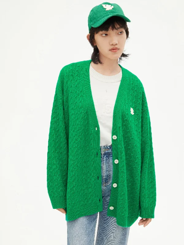 Women’s fashion that reflects your personality   Greenfield Twisted Flower Cardigan