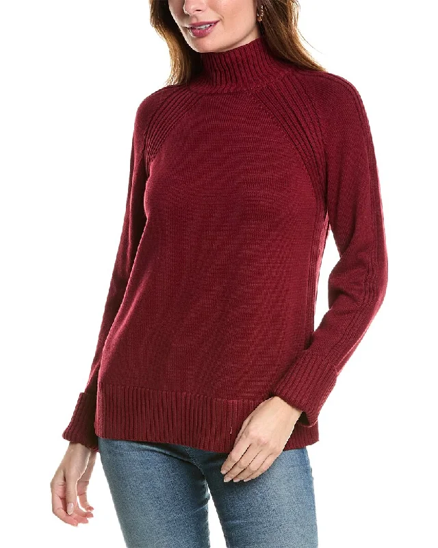 Effortlessly chic fashion for today’s woman Jones New York Directional Mock Neck Sweater Effortlessly chic fashion for today’s woman Jones New York Directional Mock Neck Sweater