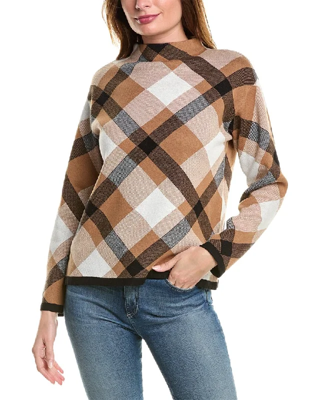 Trendy women’s clothing    Jones New York Mock Neck Sweater