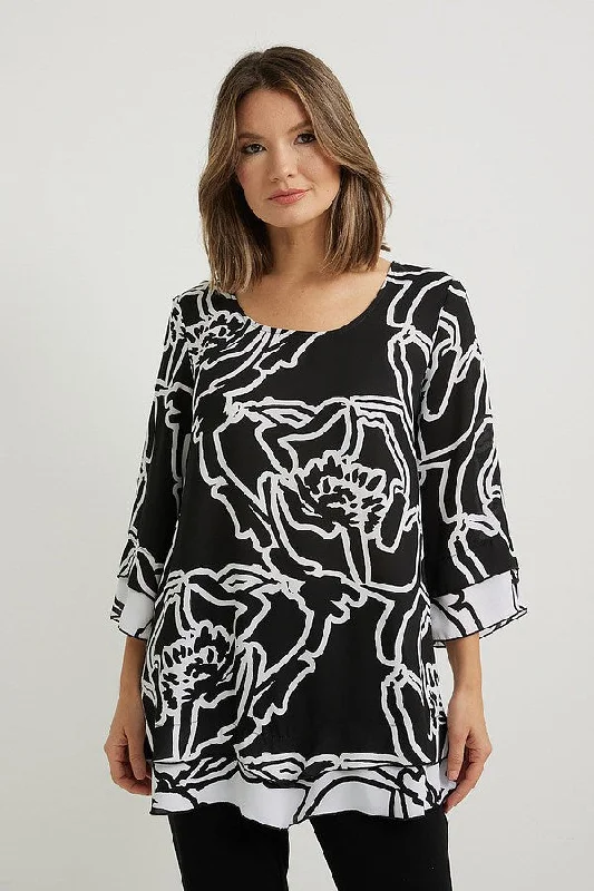 Bold fashion choices for the confident woman   Joseph Ribkoff Georgett Top