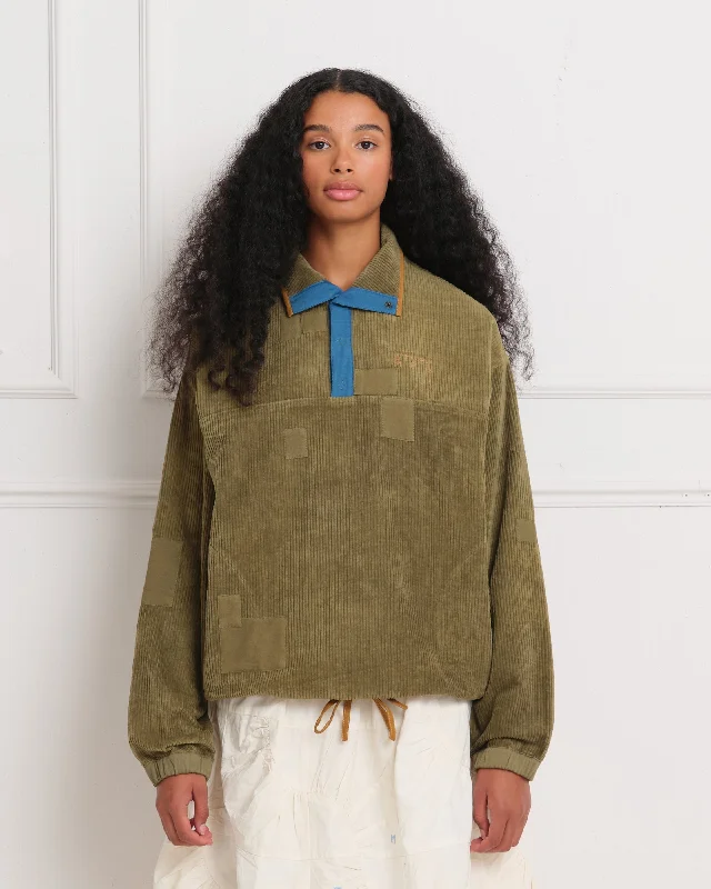 Refresh your wardrobe with high-quality women’s fashion Polite Pullover - Olive Scarecrow Cord Refresh your wardrobe with high-quality women’s fashion Polite Pullover - Olive Scarecrow Cord