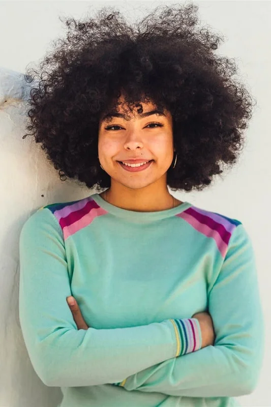 High-fashion styles at affordable prices   Sugarhill Brighton Aqua Rita Jumper