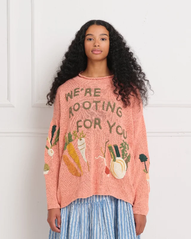 Versatile fashion for every type of woman   Twinsun Knit Rollneck - Pink Rooting For You