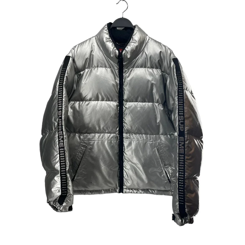 Shop now for the latest fashion trends and enjoy special promotions! Supreme/Puffer Jkt/L/Nylon/SLV/3M BACK LOGO Shop now for the latest fashion trends and enjoy special promotions! Supreme/Puffer Jkt/L/Nylon/SLV/3M BACK LOGO