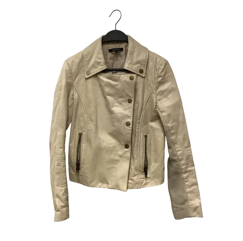 nanette lepore/Leather Jkt/M/Leather/CRM/