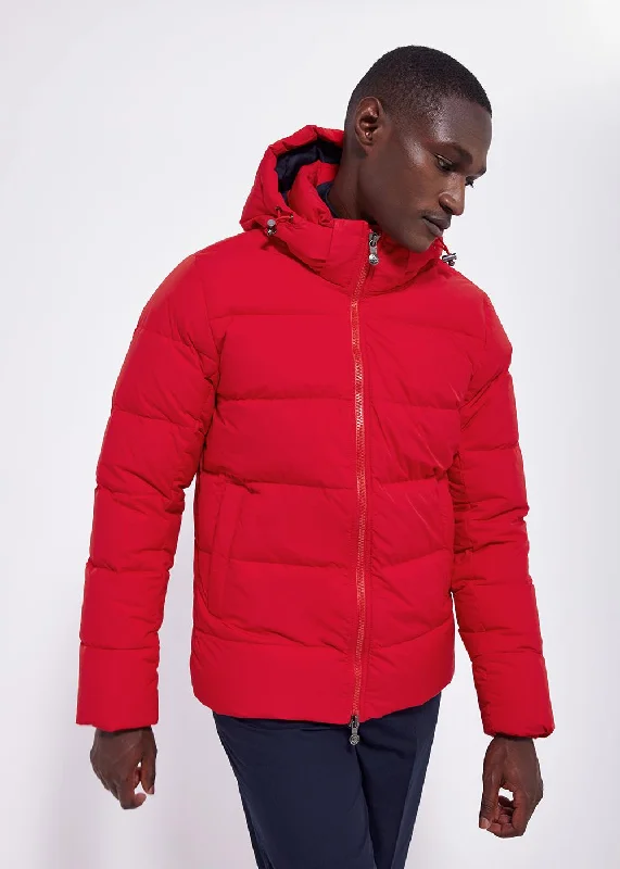 Exclusive discounts on all types of clothing – Shop now!  Doudoune à capuche amovible Pyrenex Spoutnic Chineese red