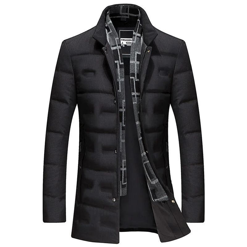 Get stylish outfits for every occasion – Shop now and save!  Men's Premium Winter Thicken Long Down Jacket