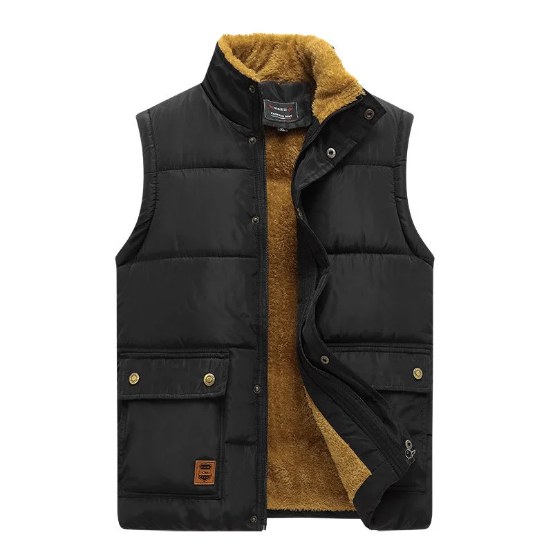 Big discounts on men’s wear – Shop now and save!  Mens Winter Vests Outerwear Fleece Lined Puffer Vest