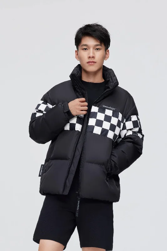 Shop affordable clothing – Limited-time only!  Checkerboard Short Down Puffer