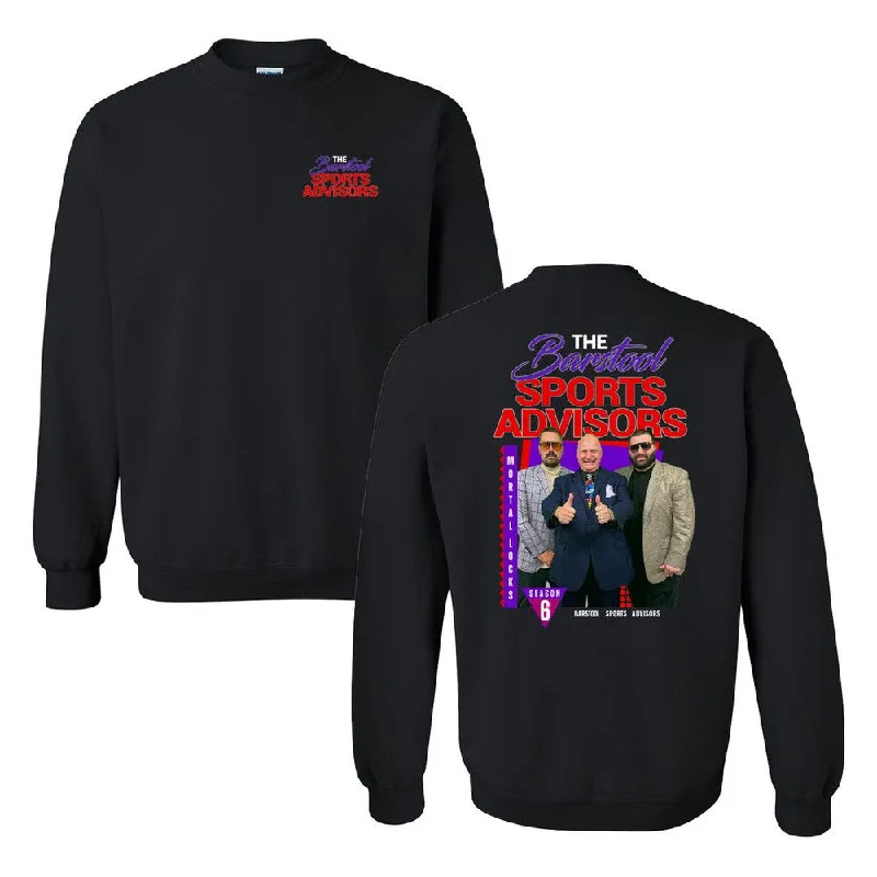 Take advantage of our men’s fashion sale – it’s your time to save! Barstool Sports Advisors Season 6 Crewneck Take advantage of our men’s fashion sale – it’s your time to save! Barstool Sports Advisors Season 6 Crewneck