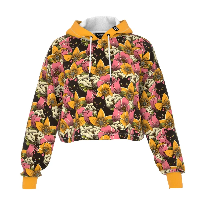 Get the latest styles in clothing – Shop now for unbeatable deals.  Cat's In A Field Cropped Hoodie