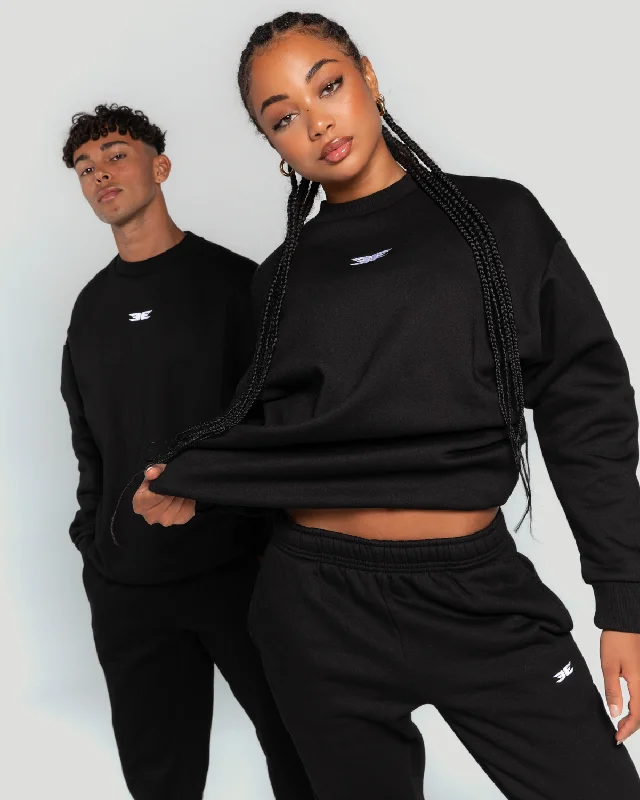 Flash discounts – men’s clothing essentials for less.  Classic Crewneck - Black