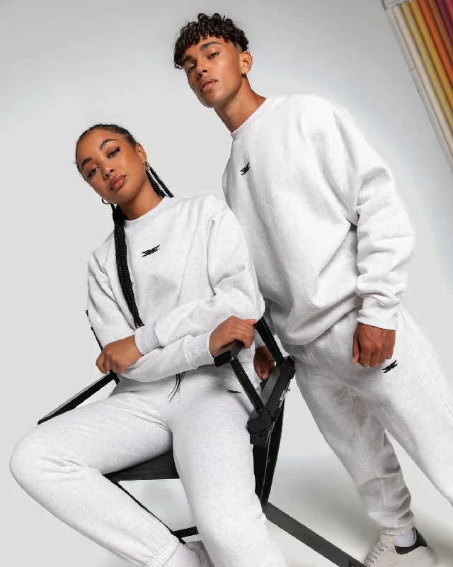 Save more with bundle deals on men’s fashion items.  Classic Crewneck - Polar Grey