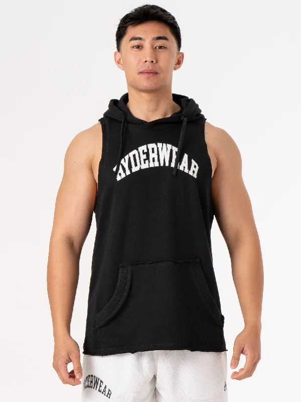 Save on top-selling fashion styles – Big discounts on men’s clothing. Collegiate Sleeveless Hoodie - Black Save on top-selling fashion styles – Big discounts on men’s clothing. Collegiate Sleeveless Hoodie - Black
