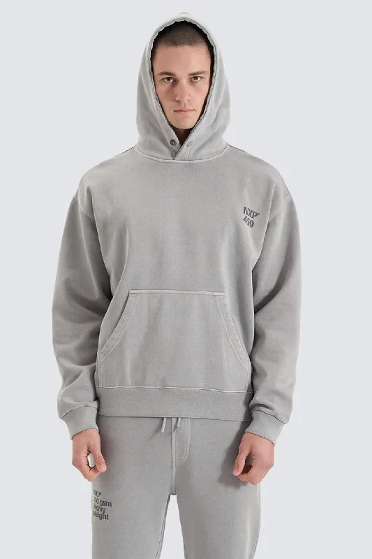 Shop fashion favorites at discounted prices – Limited time offer.  Core Line Heavy Box Fit Hooded Sweater Pigment Alloy