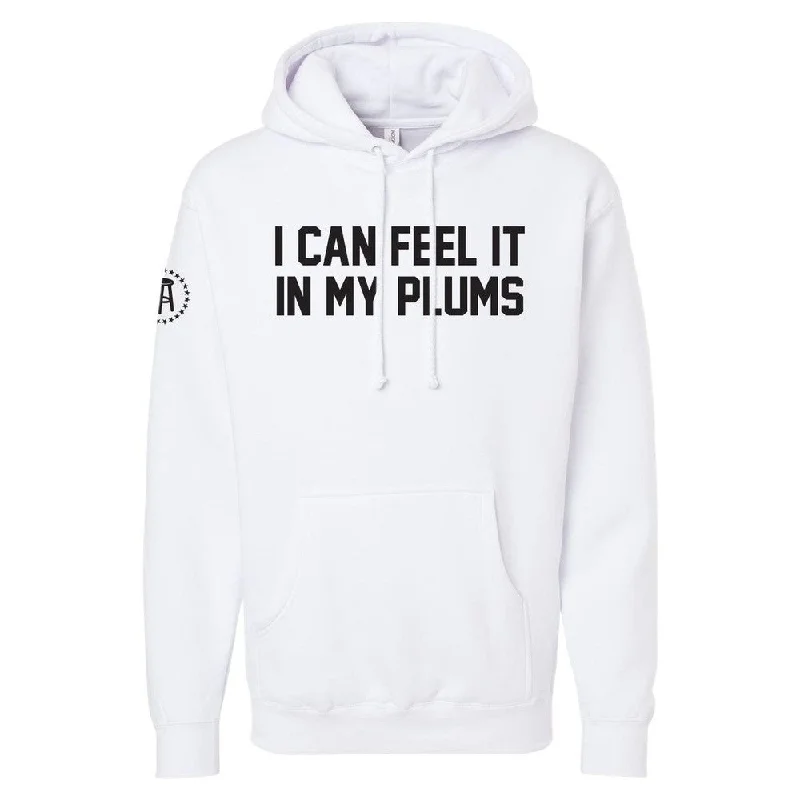 End-of-season clothing sale – Shop now for big savings! I Can Feel It In My Plums Hoodie End-of-season clothing sale – Shop now for big savings! I Can Feel It In My Plums Hoodie