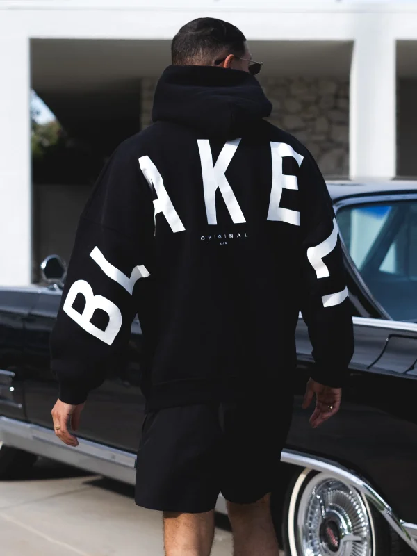 Exclusive discounts on all types of clothing – Shop now!  Idris Oversized Hoodie - Black