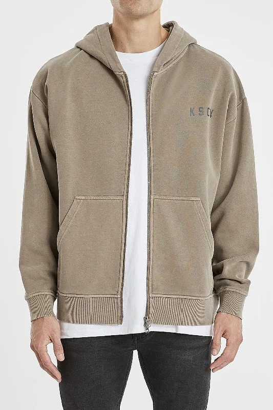 Shop the ultimate men’s clothing sale – incredible prices on your favorite styles.  KISS CHACEY Mens Gaskill Relaxed Hooded Zip Sweater Pigment Driftwood