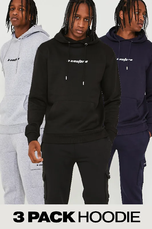 Exclusive online discounts – Shop clothing for every occasion! Merton Road 3-Pack Fleece Hoodie - Black/Navy/Grey Exclusive online discounts – Shop clothing for every occasion! Merton Road 3-Pack Fleece Hoodie - Black/Navy/Grey