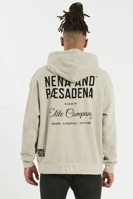 Seasonal fashion sale – Save on all your wardrobe essentials today!  NENA PASADENA Mens Elite Co. Relaxed Hooded Sweater Pigment Sand