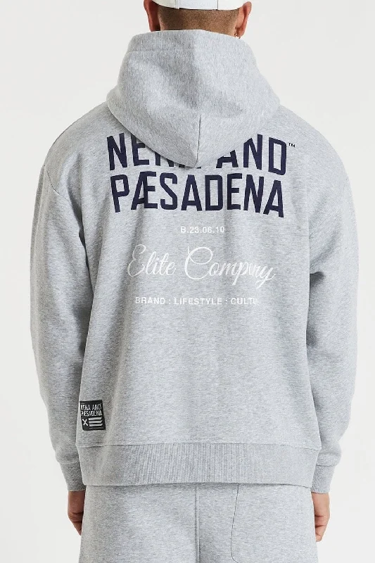 Seasonal discounts on stylish clothes – Perfect for any occasion!  NENA & PASADENA Mens Tournament Relaxed Hoodie Sweater Grey Marle