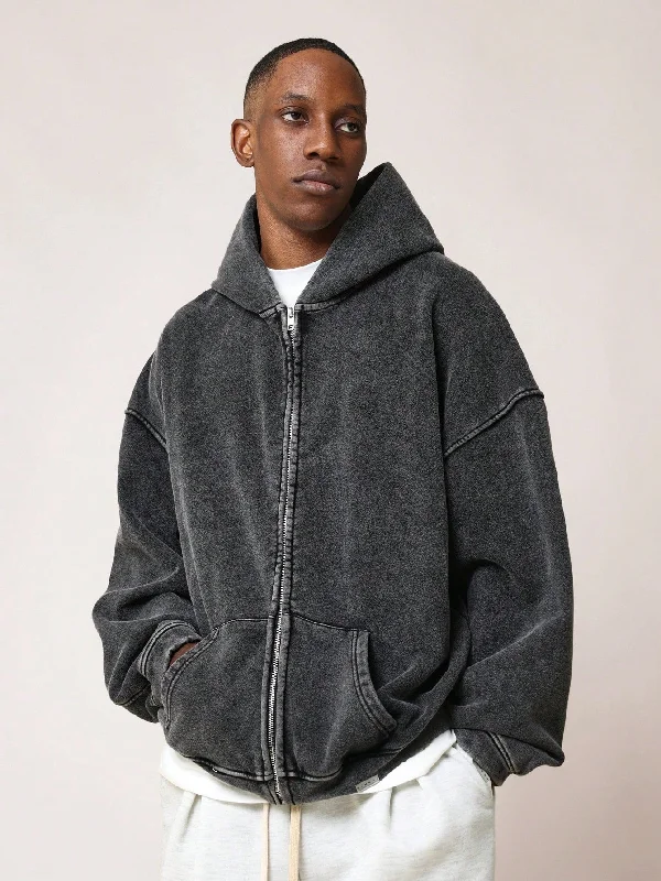 Shop stylish clothing for less – Great deals this week only. Oversized Fit Essential Zip Through Premium Washed Hoodie Shop stylish clothing for less – Great deals this week only. Oversized Fit Essential Zip Through Premium Washed Hoodie