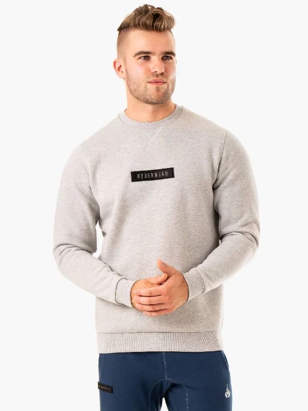 Shop stylish men’s clothing and enjoy amazing discounts. Recharge Pullover - Grey Marl Shop stylish men’s clothing and enjoy amazing discounts. Recharge Pullover - Grey Marl