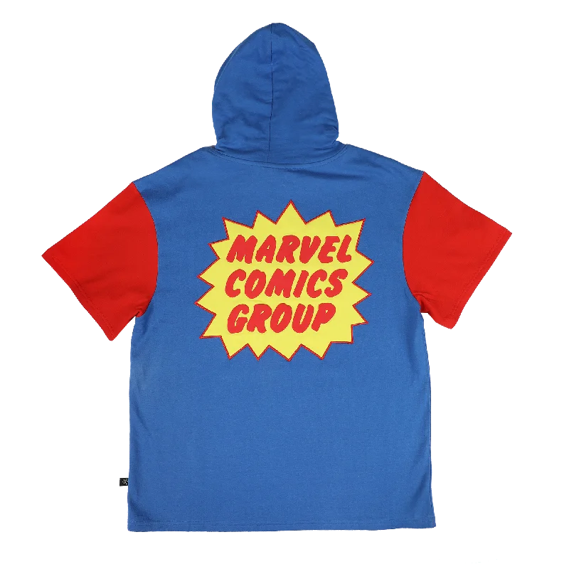 Get the latest trends in men’s clothing – huge savings inside. Retro Marvel Comics Group Short Sleeve Hoodie Get the latest trends in men’s clothing – huge savings inside. Retro Marvel Comics Group Short Sleeve Hoodie