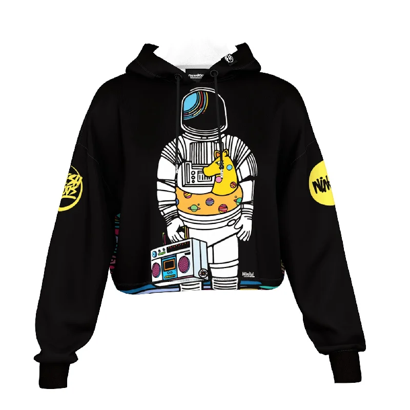 Exclusive clothing deals for  customers – Shop today!  Space Vacation Cropped Hoodie