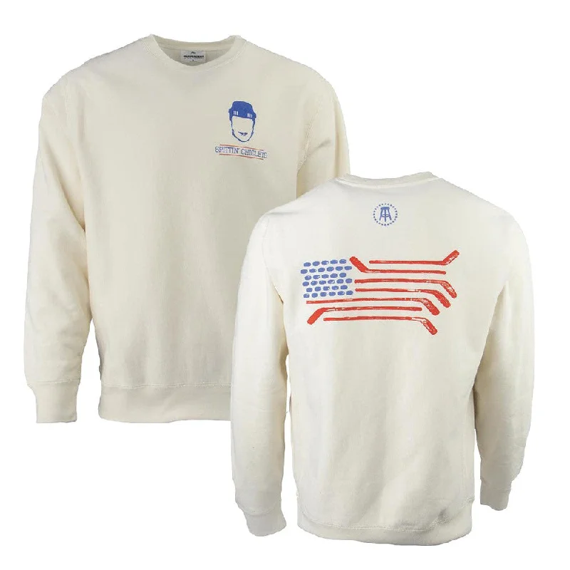 Don’t wait – shop the biggest sale of the season on men’s clothing! Spittin Chiclets Flag Crewneck Don’t wait – shop the biggest sale of the season on men’s clothing! Spittin Chiclets Flag Crewneck