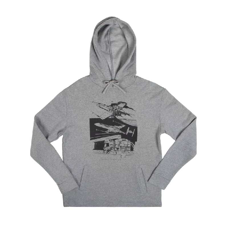 Shop the latest trends in men's clothing at unbeatable prices. X-Wing Storyboard Collage Hoodie Shop the latest trends in men's clothing at unbeatable prices. X-Wing Storyboard Collage Hoodie