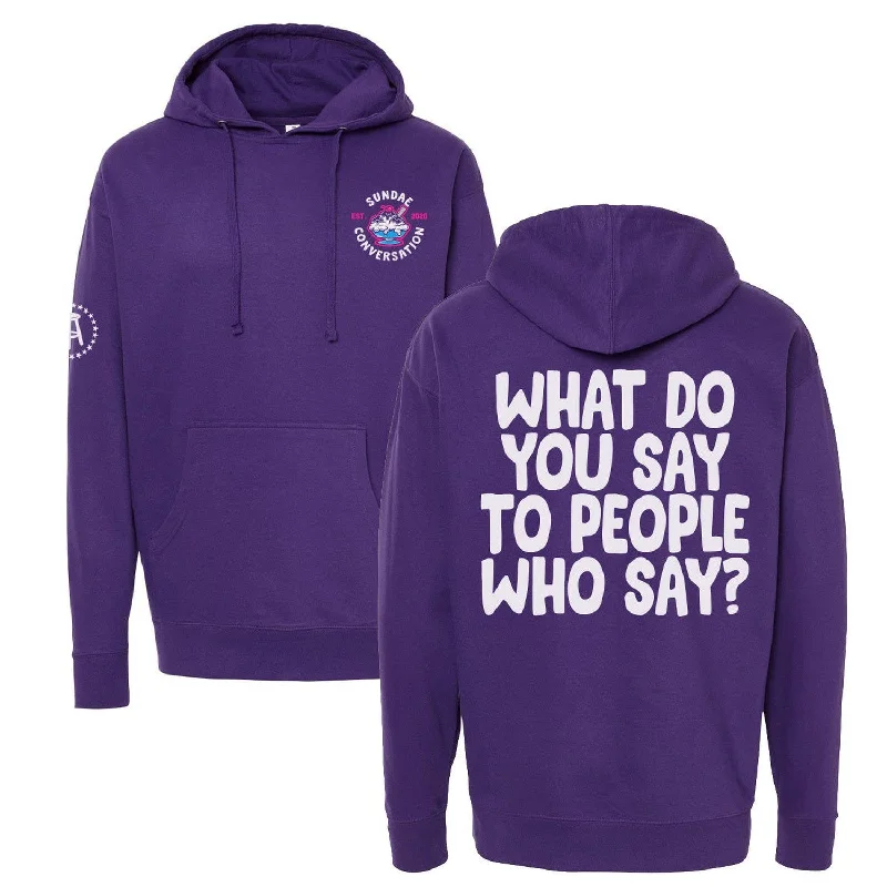Shop men’s clothing for all seasons – Save big today! Sundae Conversation Premium Hoodie Shop men’s clothing for all seasons – Save big today! Sundae Conversation Premium Hoodie