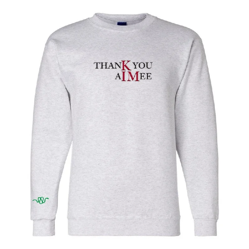 Refresh your wardrobe with the best deals on men's fashion. thanK you aIMee Crewneck Refresh your wardrobe with the best deals on men's fashion. thanK you aIMee Crewneck