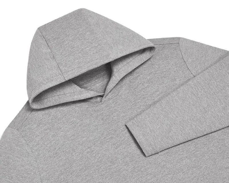Limited-time promo – up to 70% off on men's essentials.  The Stowe Pullover: Heathered Gray