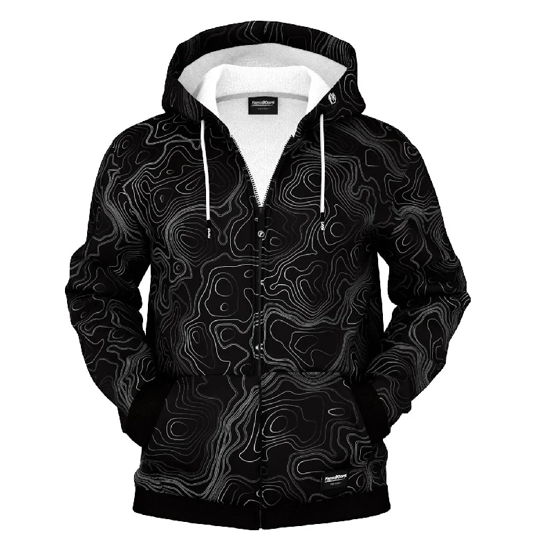 Get the latest styles in clothing – Shop now for unbeatable deals.  Topographical Zip Up Hoodie