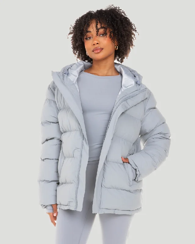 Huge savings on popular clothing styles –  Unisex Puffer Jacket - Steel Grey