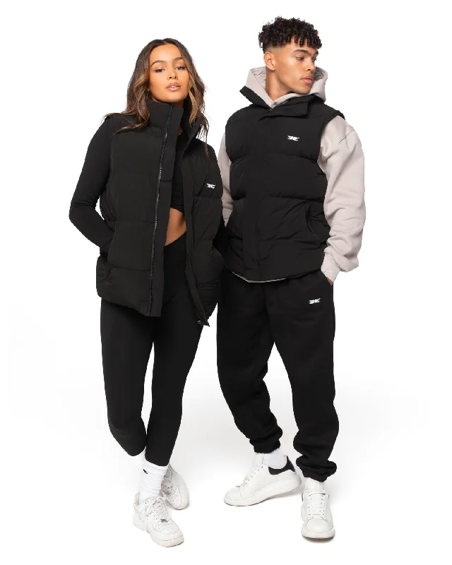 Shop affordable clothing for all occasions –  Unisex Puffer Vest - Black